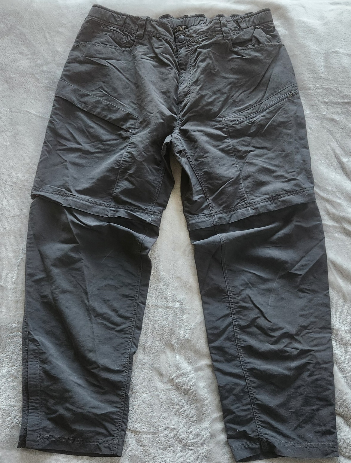 Men&rsquo;s 2xl Gray Hiking Work Zip Off Xxl