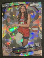 2025 Prizm WNBA Kiki Iriafen Cracked Ice RC #149 Washington Mystics