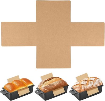 100 Pcs Parchment Paper Loaf Pan Liners for Baking Bread 8x4 in Loaf Pan