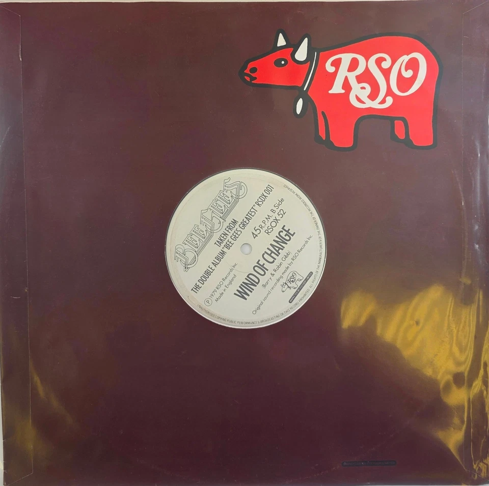 Bee Gees Spirits Having Flown 12" Vinyl Record in RSO company sleeve 1979 disco  - Image 3 of 4