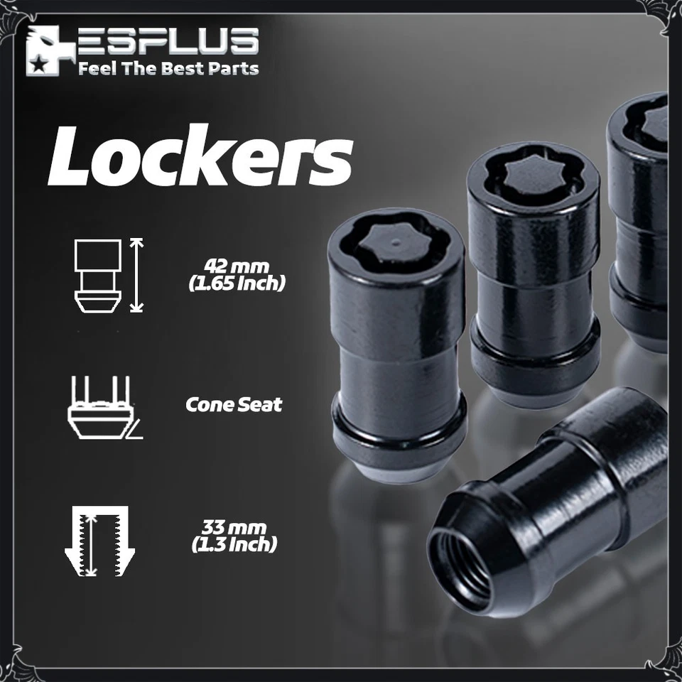 20 Oldsmobile Universal Wheel Lock 1/2-20 Black Fit Older Models 88/98/Toronado - Image 3 of 4