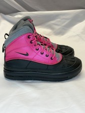 Nike ACG Woodside Hiking Duck Boots Women's Size 5.5/4.5Y Hot Pink Non Marking
