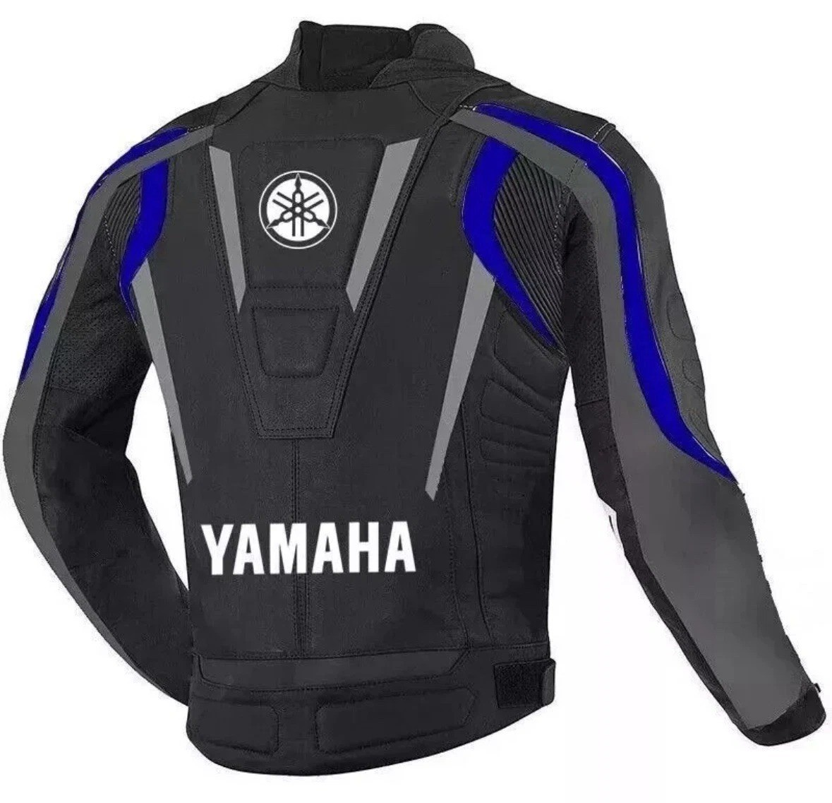 YAMAHA BLACK NEW MOTORBIKE LEATHER RACING JACKET Yamaha Motorcycle