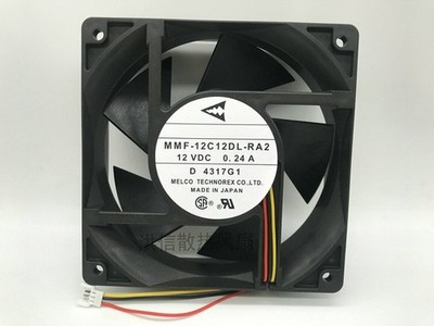 1PC MMF-12C12DL-RA2 12VDC 0.24A 12CM   Inverter Cooling Fan  *mp