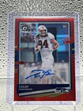 2020 Panini Donruss Optic Colby Parkinson #127 Red Hyper Prizm Autograph (RC)