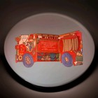 Vintage Fold-Out Novelty Greeting Cards Lot- 3 - Accordion Fire Engine, Stocking — photo 10