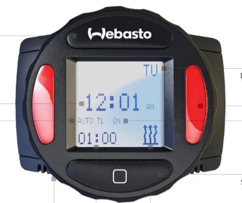 KIT COMPLETO GASOLINA WEBASTO AT2000 + MANDO DIGITAL 12v Foto 2 de 4