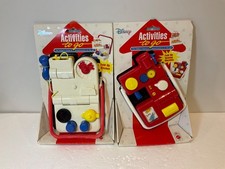 Lot of 2 Vintage Mattel Activities To Go Fold up Kitchen Sewing Machine. 15