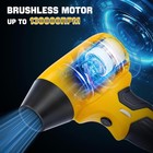 Cordless Handheld Turbo Blower for Dewalt 20V Battery Leaf Blower Power Jet Fan — photo 3