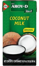 Aroy-D Coconut Milk Original 16.9 fl oz (500ml) – Pack of 12
