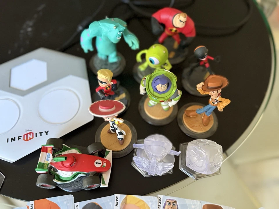 Lote Disney Infinity - Figuras 1.0, Jogo de Cristal, Discos Elétricos, Cartas - Imagem 4 de 4