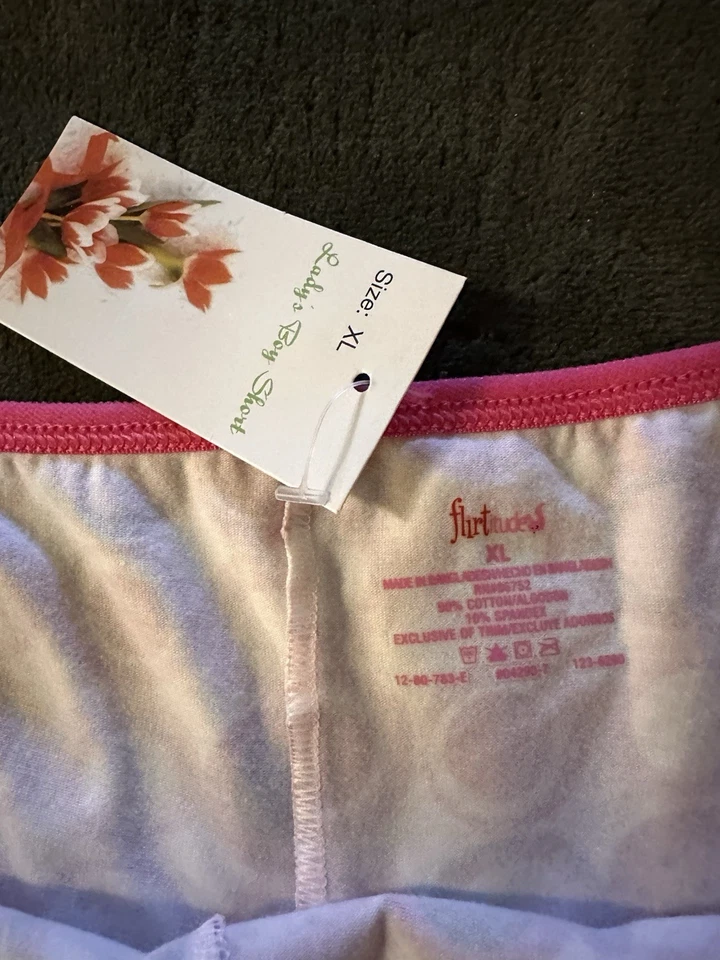 Bragas hipster tejidas para mujer Flirtitude XL - puntos rosas y marrones - NUEVAS con etiquetas Foto 2 de 4
