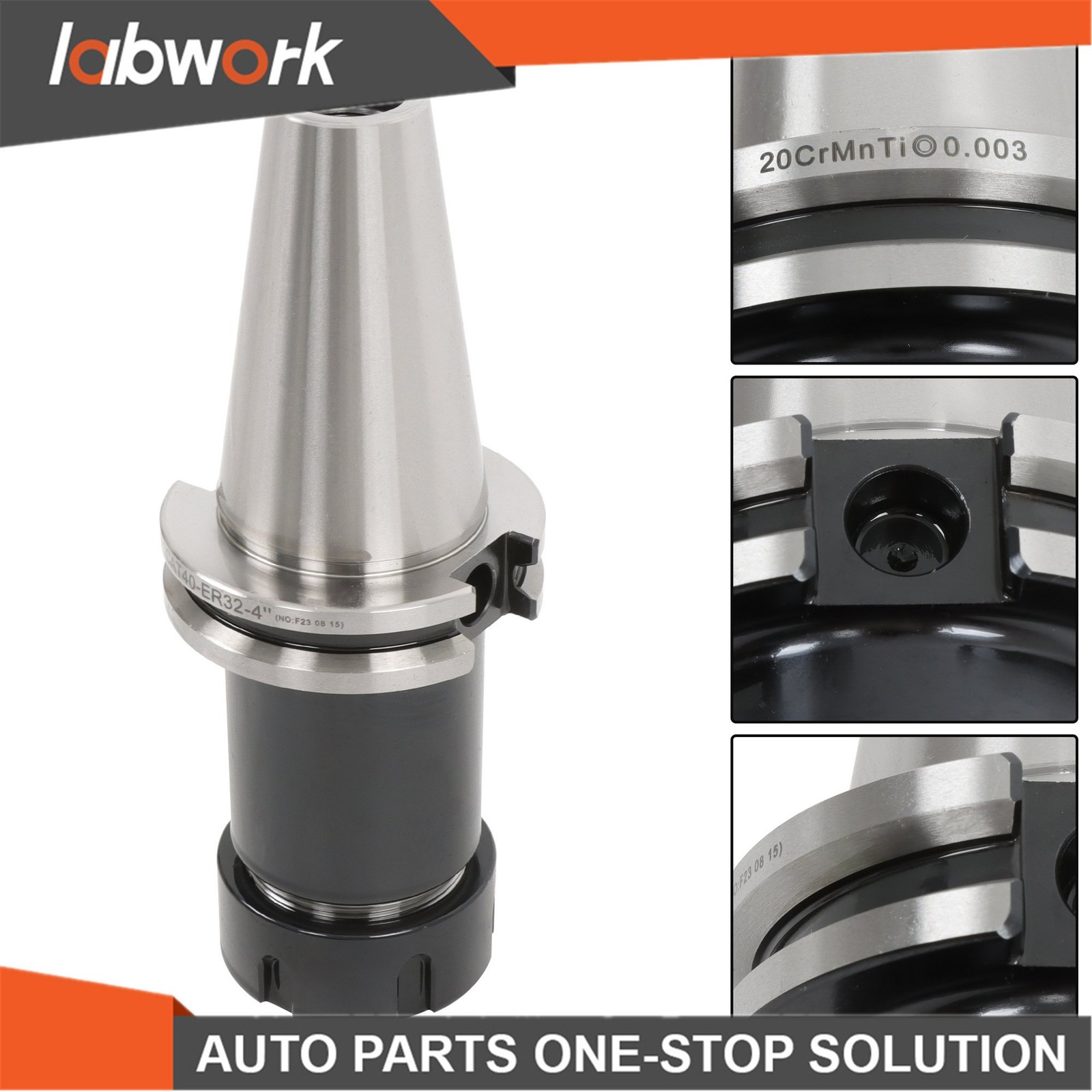 Labwork Precision Balanced CAT40-ER32-4 Collet Chuck Tool Holder 3pcs 25000 RPM thumbnail 16