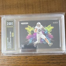 2025 Panini Prizm Draft Tyler Warren Penn State #22 Black Color Blast Rookie GM…