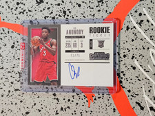 2017-18 Panini Contenders OG Anunoby Auto Playoff Ticket Rookie Auto RC #123 /75