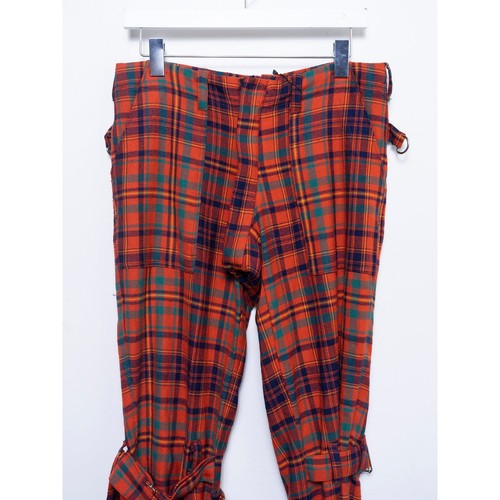 Pantalones de bondage a cuadros Seditionaries - Imagen 2 de 3