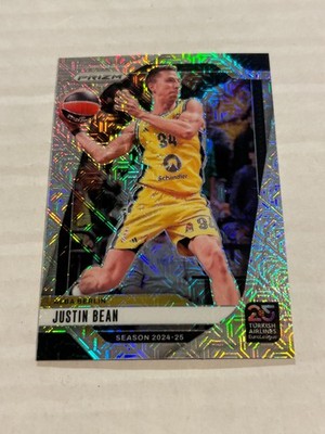 2024-25 PRIZM EUROLEAGUE JUSTIN BEAN 2/25 MOJO PRIZM ALBA BERLIN SSP C2