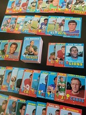1971 Topps Football Loaded Starter - 122 Different - W/ Bart Star and Jim Otto