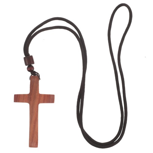 Collar Cruz Sándalo Miss Hombre Iglesia Crucifijo Espejo Cristiano Decoración - Imagen 8 de 12