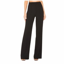 Alice + Olivia Black Tailored Wide Leg High Rise Dress Pants Women’s Size 6