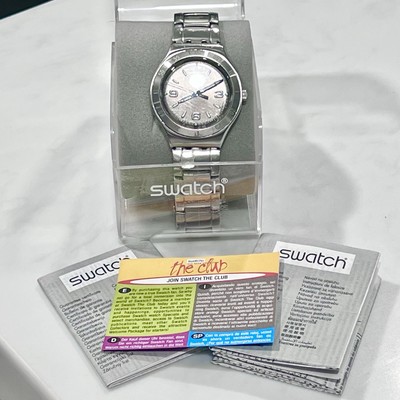 SWATCH Irony AG 2005 Stainless Steel YGS445G Watch In Orig