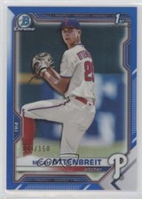 2021 Bowman Draft Chrome Blue Refractor 133/150 Micah Ottenbreit #BDC-170 00q0