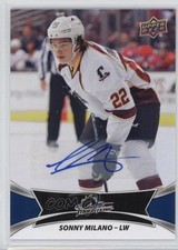 2016-17 Upper Deck AHL Auto SP Sonny Milano #138 Auto 1p1a