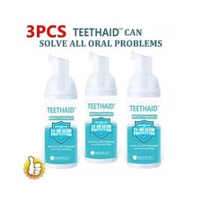 3x Teethaid Mouthwash, Natural Peppermint Tee...
