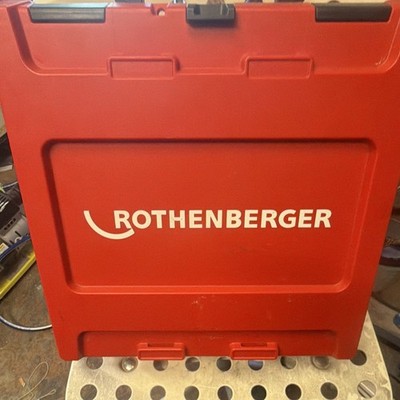 Rothenberger Rohrabschneider Set im Werkzeugkoffer mit Entgrater & Pressbacken
