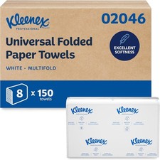 Kleenex Professional Universal Multifold Paper Towels, Bulk 02046 , Absorbency