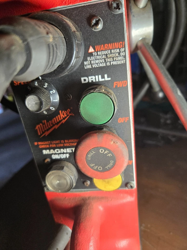 Milwaukee electromagnetic drill press - Image 3 of 4