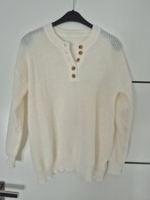 Weißer Damen Pullover, Gr. M