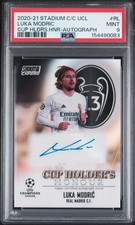 Stadium Club Ucl Cup Holders Honour Luka Modric Auto 425 Psa 9