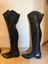 Vintage Overknee Stiefel Gr 41