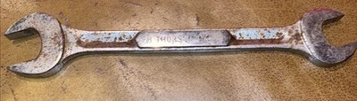 THORSEN 3024 Double Open End Wrench  7/8 & 3/4  USA.