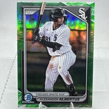 2024 Bowman Draft - Chrome Alexander Albertus #BDC-164 Lunar Glow Refractor (RC)