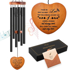 Sympathy Gifts for Loss of Loved One, Memorial Wind Chimes for Mom Dad Husband B