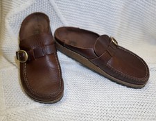 Birkenstock Buckley Clog Brown Sz 9 Pre-owned Soft Leather Comfy Lagen