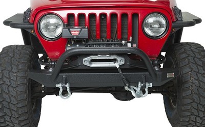 Fishbone Offroad FB22048 Piranha Front Bumper w/Winch Guard for 97-06 Jeep TJ