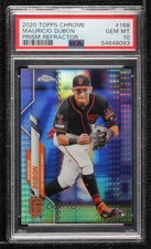 2020 Topps Chrome Prism Refractor Mauricio Dubon #168 PSA 10 GEM MT 8d2