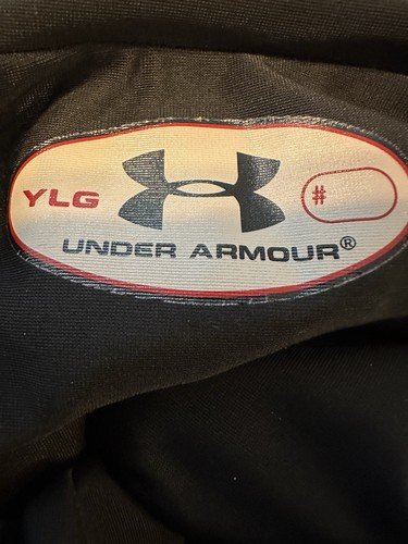Boys Under Armour UA Black long sleeve compression shirt youth large or 14/16 - Picture 3 of 5