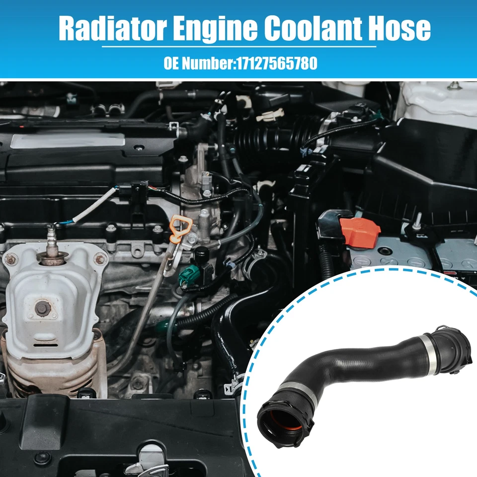 Manguera de refrigerante del radiador del motor manguera inferior para BMW 525xi 2006 2007 Nº17127565780 Foto 3 de 4