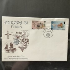 ISLE OF MAN FDC - EUROPA ‘81 FOLKLORE 