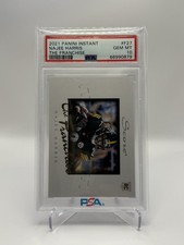 2021 Panini Instant Najee Harris THE FRANCHISE 1/1966 Steelers #F27 RC PSA 10
