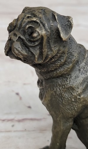 Austrian Cold Painted Bronze Depicting English Bulldog Dog Miguel Lopez Artwork - Picture 9 of 10