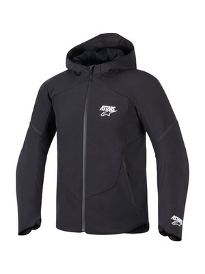 Alpinestars Aeroshell WP Motorrad Jacke Gr. L - Herren Schwarz wasserdicht