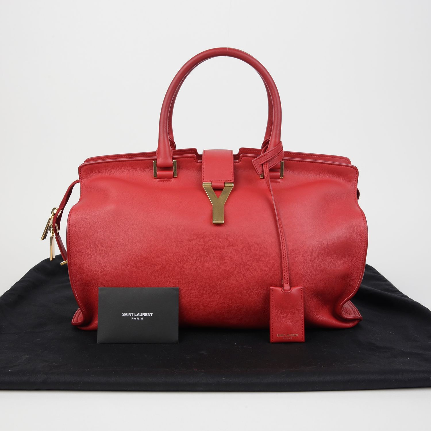 Saint Laurent New Cabas Chic Medium Tote Bag in Black 311208 139810564