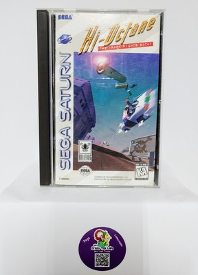 Hi-Octane (Sega Saturn, 1995) CIB Complete w/Manual Tested/Works!