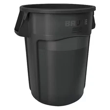 Rubbermaid Commercial Fg264360bla Brute 44 Gal Round Heavy Duty Plastic Can,