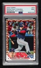 2023 Topps Series Memorial Day Camo 2/25 Masataka Yoshida #471 PSA 9 MINT 0ti4